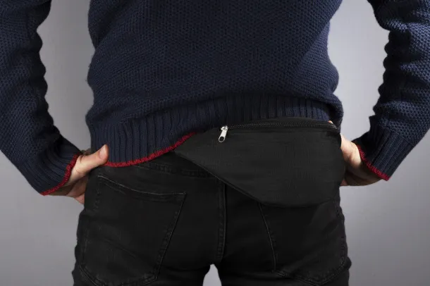 BEGI torba oko struka BLACK