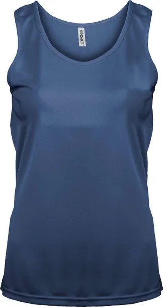  Ženska sportska majica bez rukava, 140 g/m2 - Proact Sporty Navy