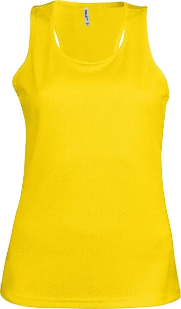  Ženska sportska majica bez rukava, 140 g/m2 - Proact True Yellow
