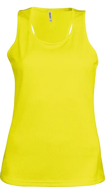  LADIES' SPORTS VEST - Proact Fluorescent Yellow