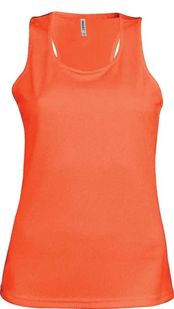  LADIES' SPORTS VEST - Proact Fluorescent Orange