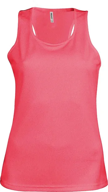  LADIES' SPORTS VEST - Proact Fluorescent Pink