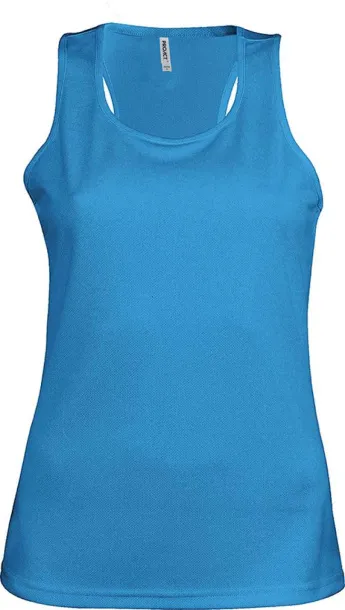  Ženska sportska majica bez rukava, 140 g/m2 - Proact Heather Sapphire