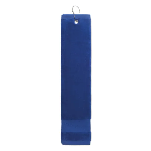 HITOWGO Cotton golf towel with hanger Blue