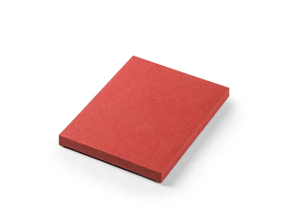 GRAIN biodegradable notebook with biodegradable ball pen Red