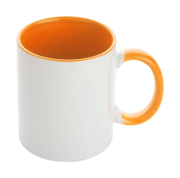 InnoColour sublimation mug White Orange