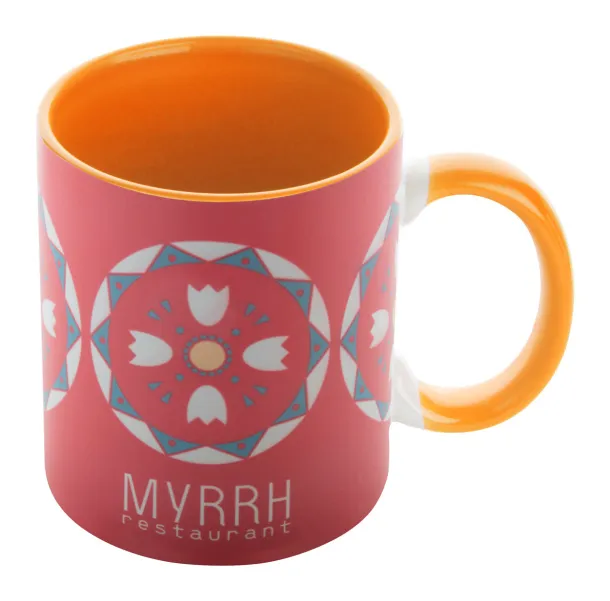 InnoColour sublimation mug White Orange