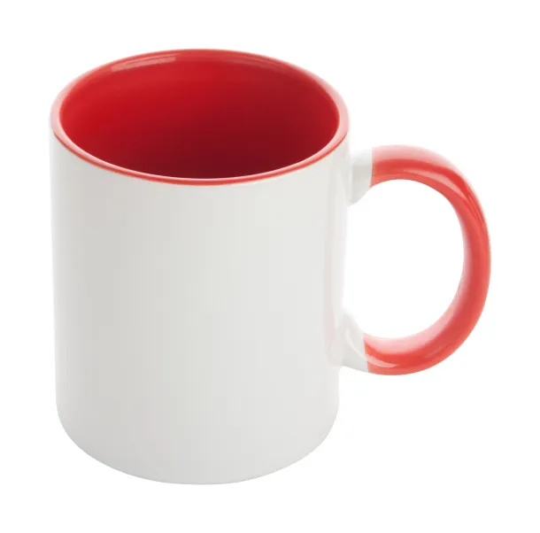 InnoColour sublimation mug Red White