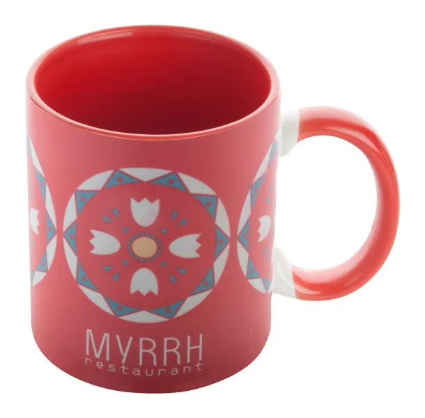 InnoColour sublimation mug White Red