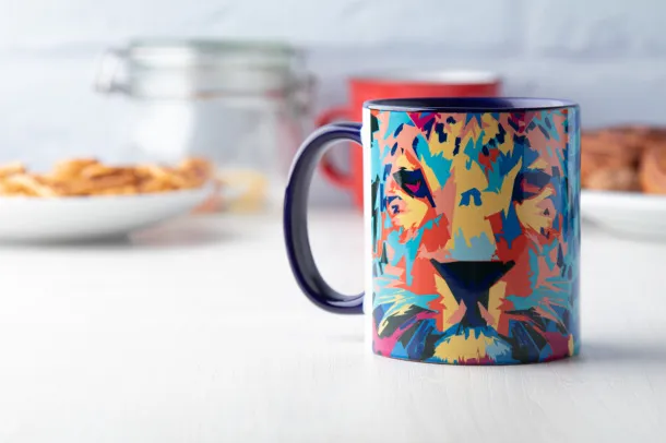 Harnet sublimation mug White Blue