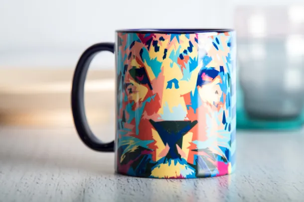 Harnet sublimation mug White Blue