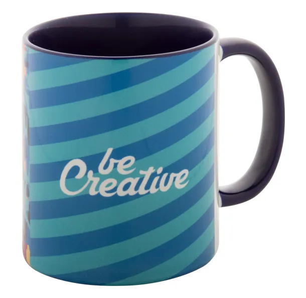 InnoColour sublimation mug Blue White