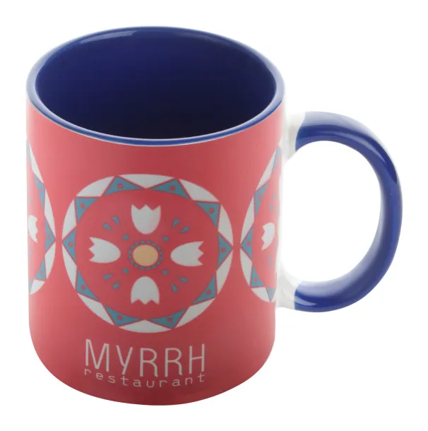 InnoColour sublimation mug Blue White