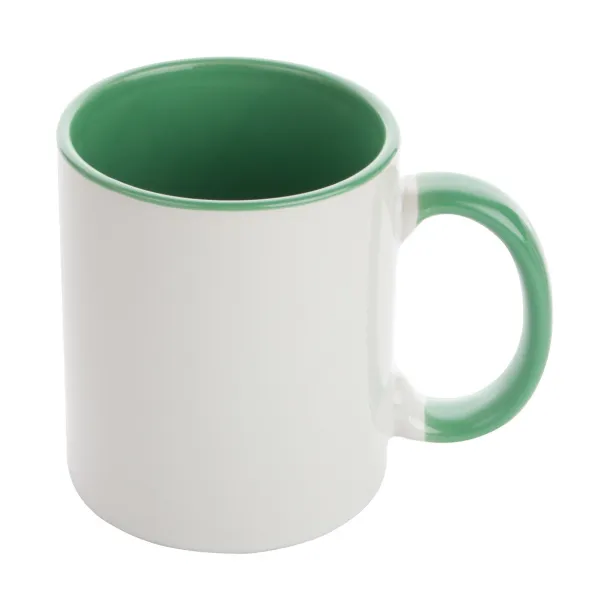 Harnet sublimation mug White Green