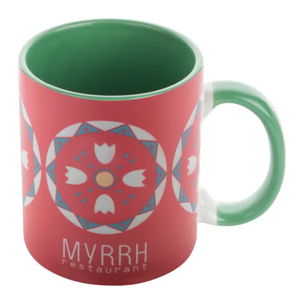 Harnet sublimation mug White Green