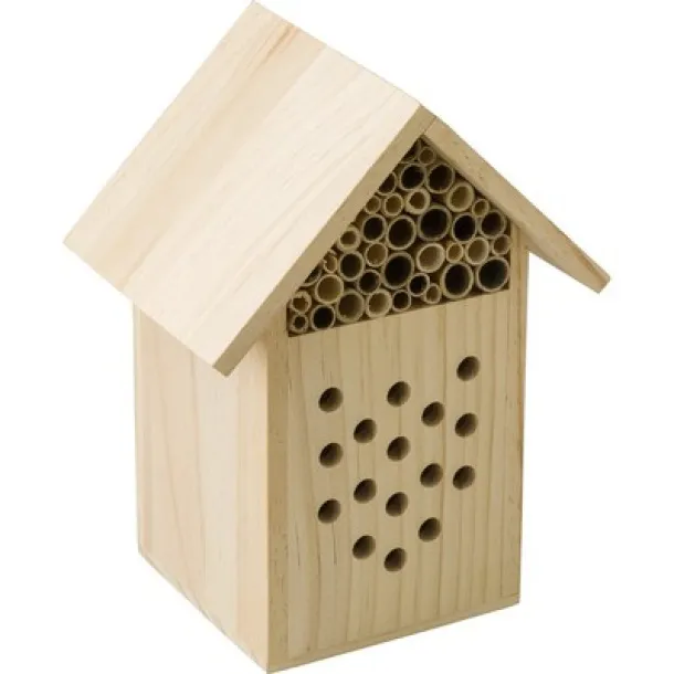  Wooden insect house brown