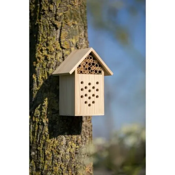  Wooden insect house brown