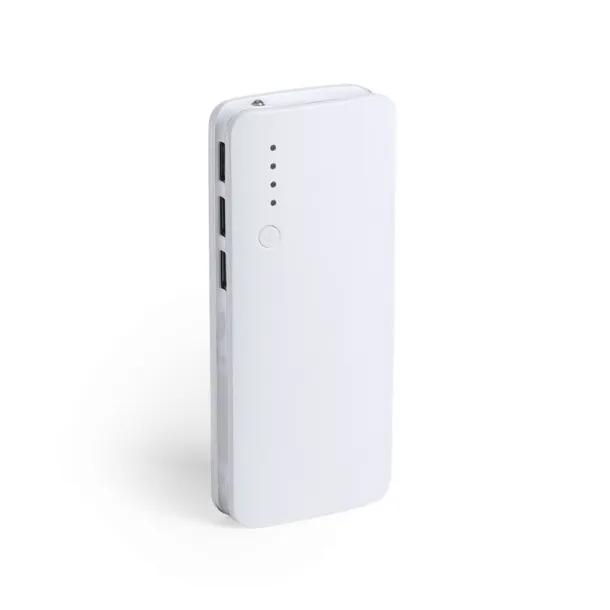  Power bank 10000 mAh, LED light Bijela