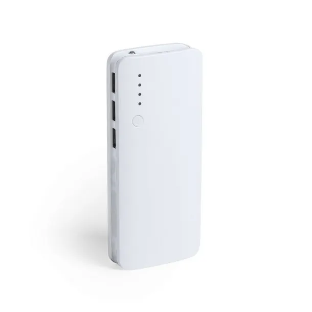  Power bank 10000 mAh, LED light Bijela