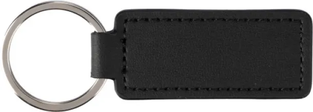 Sabrina Apple leather and PU keychain  Crna