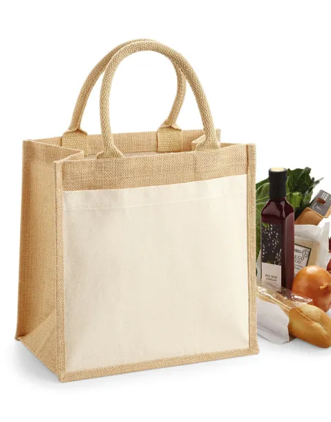  Cotton Pocket Jute Midi Tote - Westford Mill