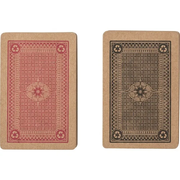  Recycled paper playing cards brown