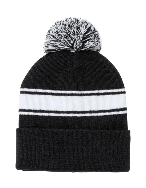 Frosty winter hat Black