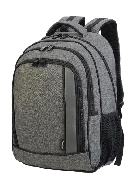  Frankfurt ruksak za laptop, 15.6" - Shugon Grey Melange Crna