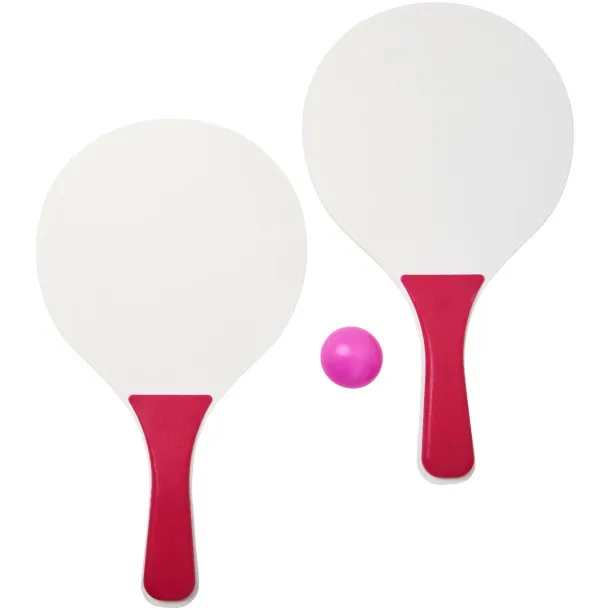 Bounce beach game set Light pink White