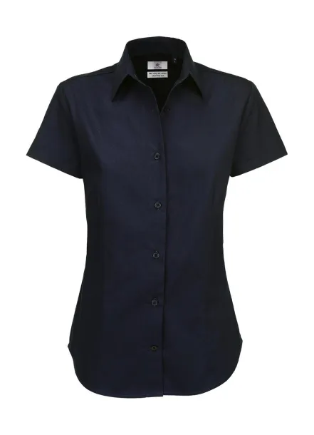  Sharp SSL/women Twill Shirt - B&C Navy