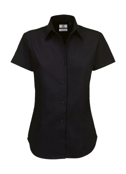  Sharp SSL/women Twill Shirt - B&C Black