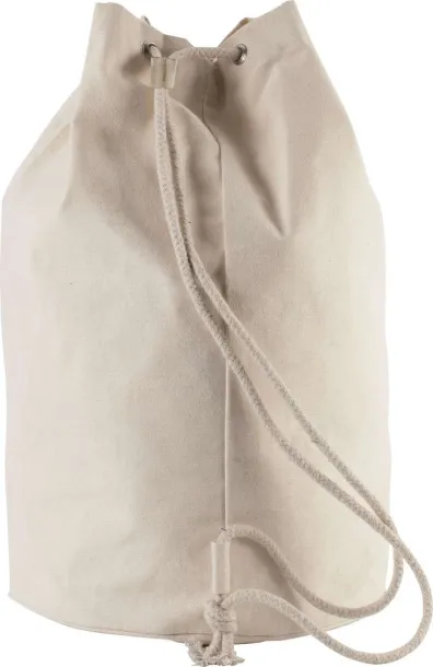  COTTON SAILOR-STYLE BAG WITH DRAWSTRING - Kimood Natural