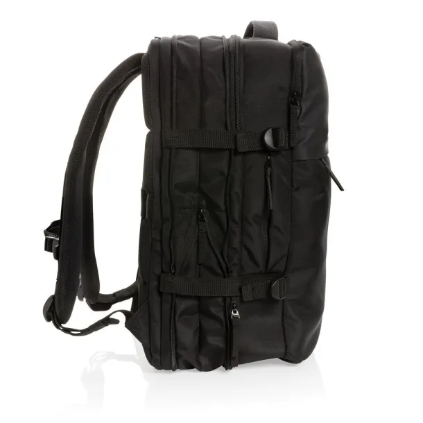  Swiss Peak AWARE™ RPET 15.6' expandable weekend backpack - Swiss Peak Black 