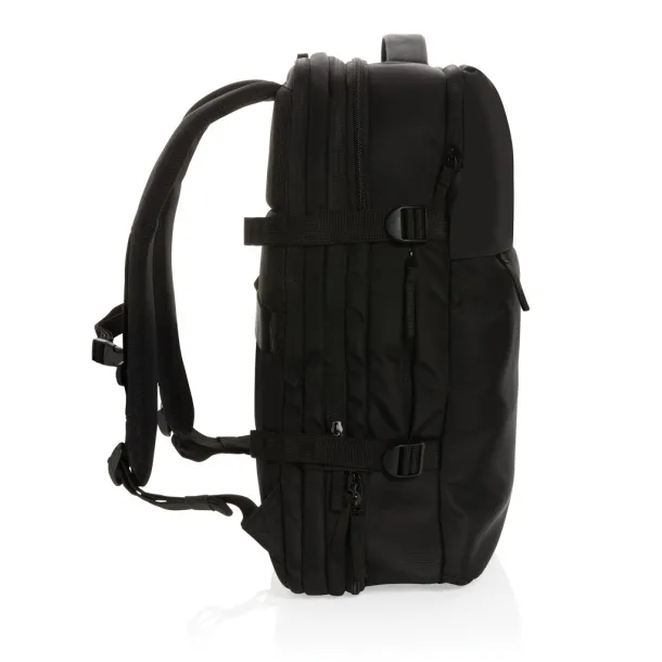  Swiss Peak AWARE™ RPET 15.6' expandable weekend backpack - Swiss Peak Black 