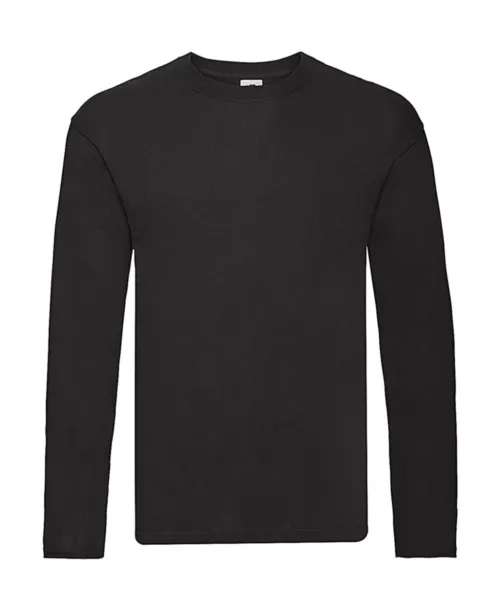  Klasična majica dugih rukava, 145 g/m² - Fruit of the Loom Crna