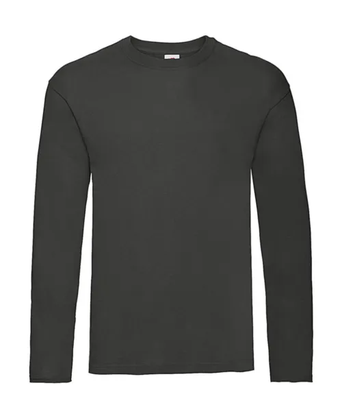  Original Long Sleeve T - Fruit of the Loom Light Graphite