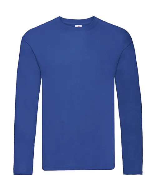  Original Long Sleeve T - Fruit of the Loom Royal blue