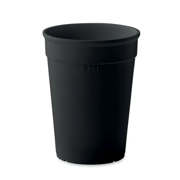 AWAYCUP Recycled PP cup capacity 300ml Black