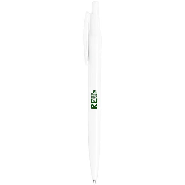 Alessio recycled PET ballpoint pen - Marksman White