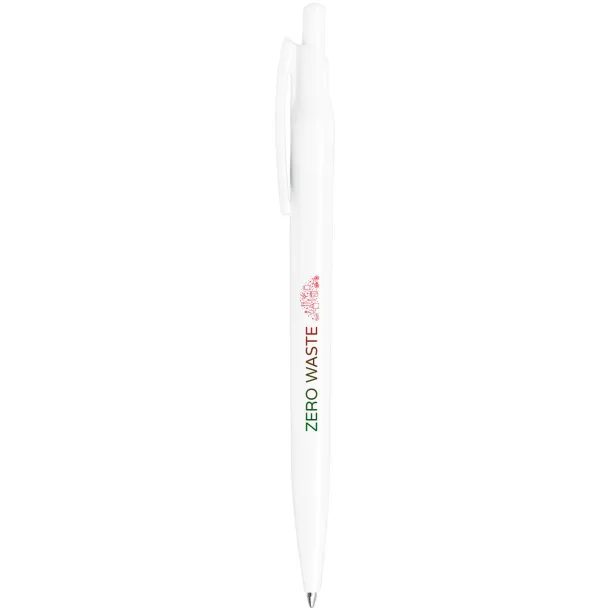 Alessio recycled PET ballpoint pen - Marksman White