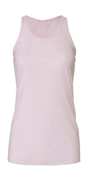  Flowy Racerback Tank Top - Bella+Canvas Soft Pink