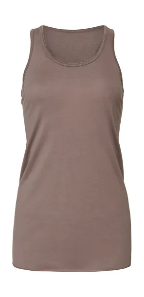  Flowy Racerback Tank Top - Bella+Canvas Pebble Brown