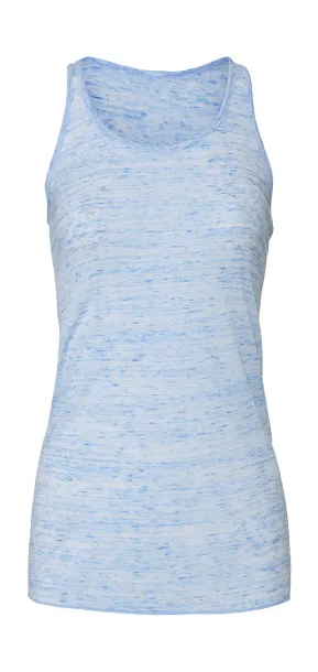  Flowy Racerback Tank Top - Bella+Canvas Blue Marble