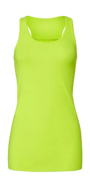  Flowy Racerback Tank Top - Bella+Canvas Neon yellow