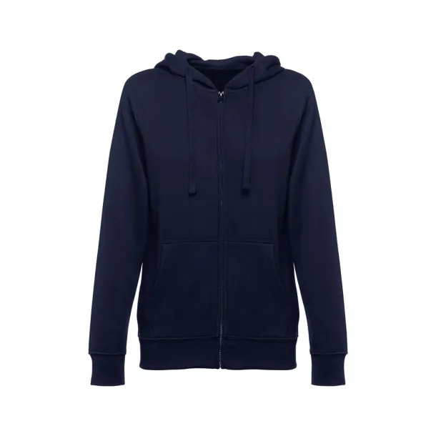 AMSTERDAM WOMEN Women's hooded full zipped sweatshirt Navy Blue