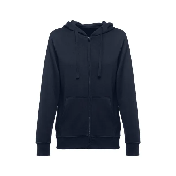 AMSTERDAM WOMEN Women's hooded full zipped sweatshirt Navy Blue