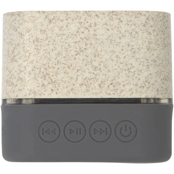 Aira wheat straw Bluetooth® speaker - Avenue Beige