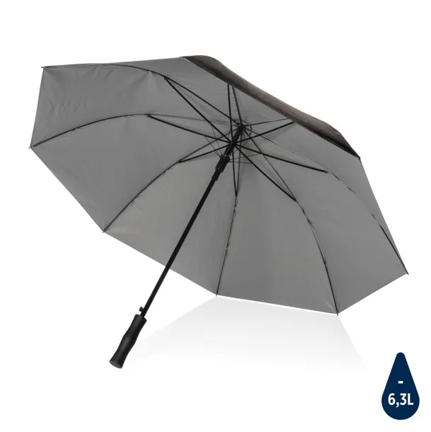  27" Impact AWARE™ RPET 190T bi color auto open umbrella - XD Collection silver 