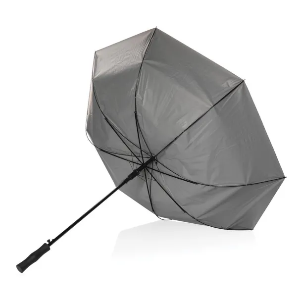  27" Impact AWARE™ RPET 190T bi color auto open umbrella - XD Collection silver 