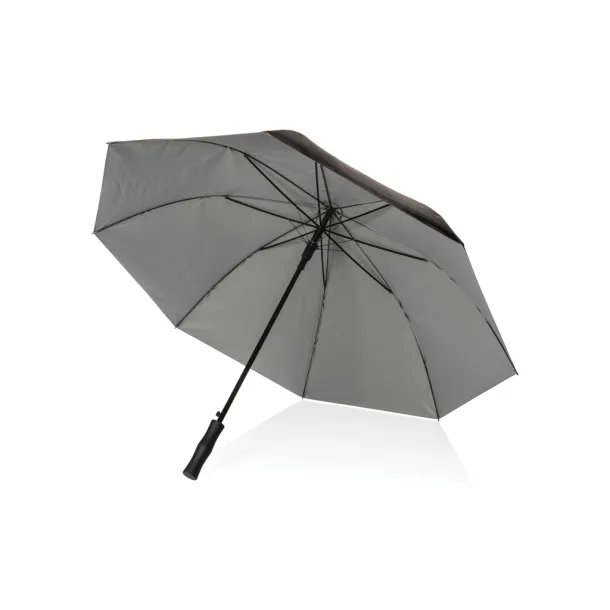  27" Impact AWARE™ RPET 190T bi color auto open umbrella - XD Collection silver 